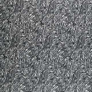 Látka šifón bílá hladká zebra vzor 0,5m