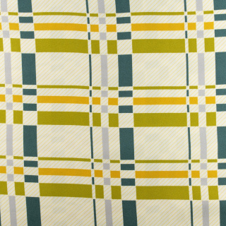 Látka viskózová ecru kostka 100% viskóza 0,5m