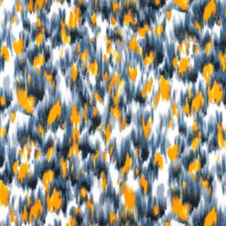 Látka viskózová šedá rozmazaný vzor 100% viskóza 0,5m