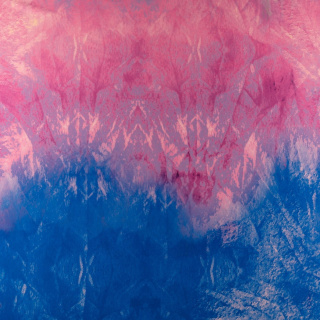 Látka viskóza twill růžová modrá hladká vzor 0,5m