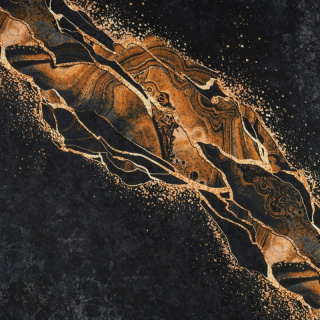 Látka viskóza twill hnědá hladká vzor 0,5m