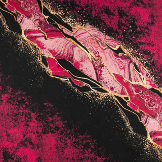 Látka viskóza twill růžová hladká vzor 0,5m