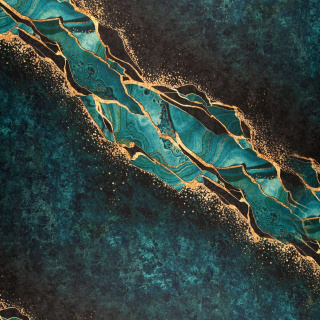 Látka viskóza twill smaragdová hladká vzor 0,5m