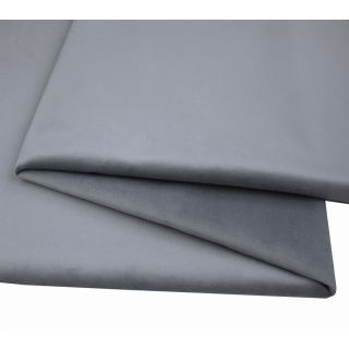Tkanina aksamitní velur VELVET potahová šedá 50x145cm