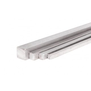 Tyč čtyřhranná 1m 10x10mm kovový prut