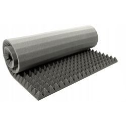 Akustická zvukotěsná pěna PYRAMIDA 80mm 200x100cm bez lepidla nehořlavá