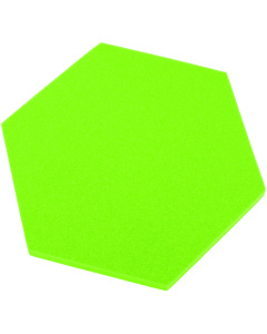 Akustický panel šestiúhelník jasnozelený 50x50 cm tloušťka 3cm hexagon