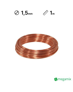 Měděný drát 1,5mm 1m