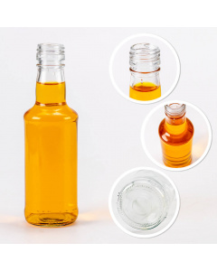 Skleněná láhev 200ml 17cm MONOPOL