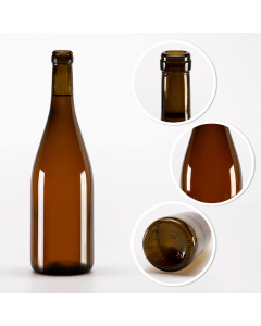 Skleněná láhev 750ml 29cm BURGUNDY