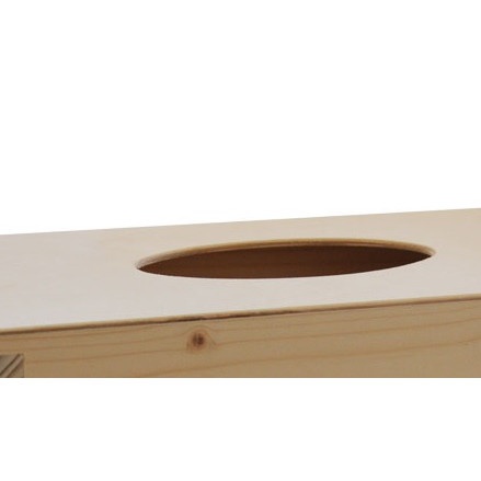 Dřevěná krabička na kapesníky 25x14x9cm decoupage megamix.shop