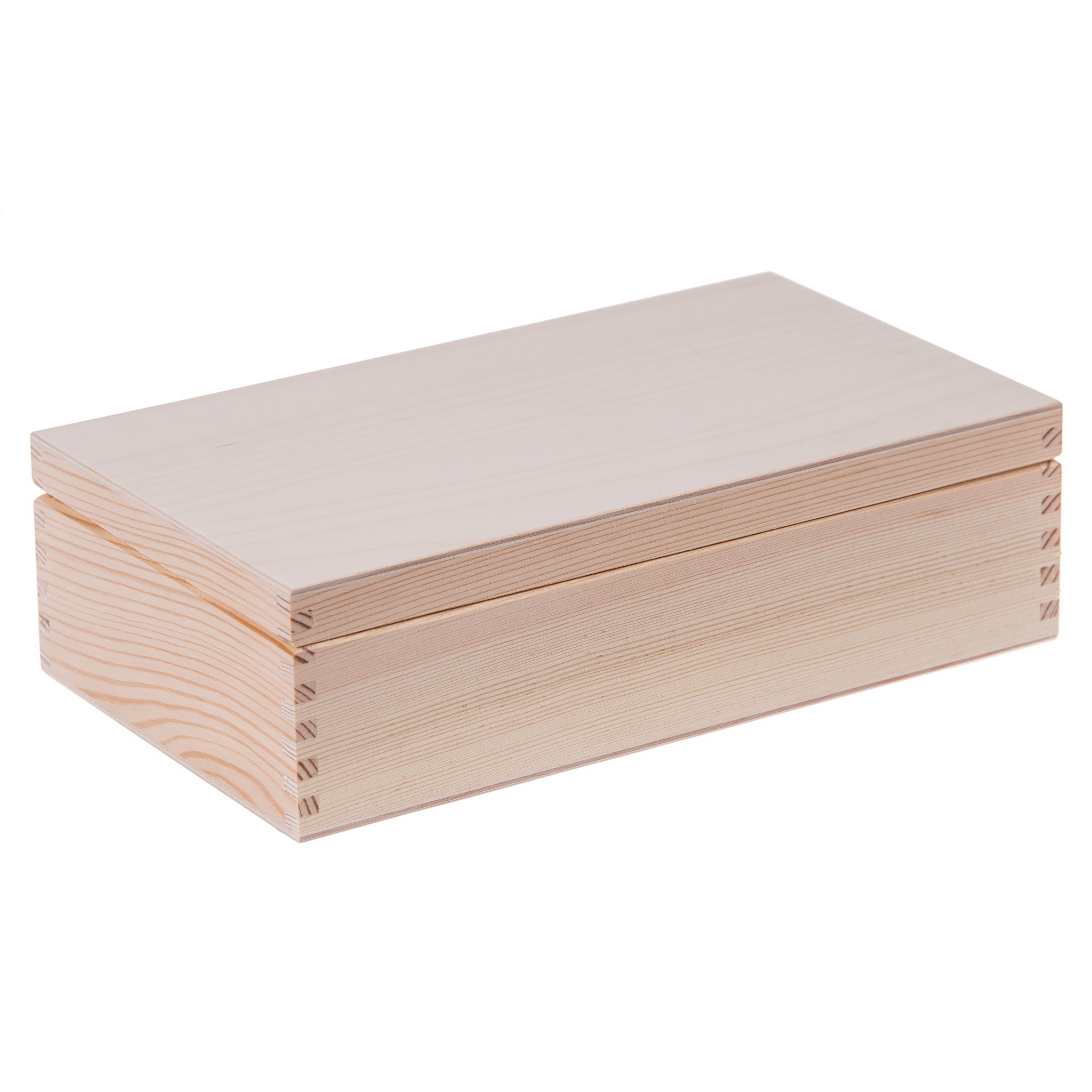 Dřevěná krabička s 8 přihrádkami 16x28x8 cm borovice megamix.shop