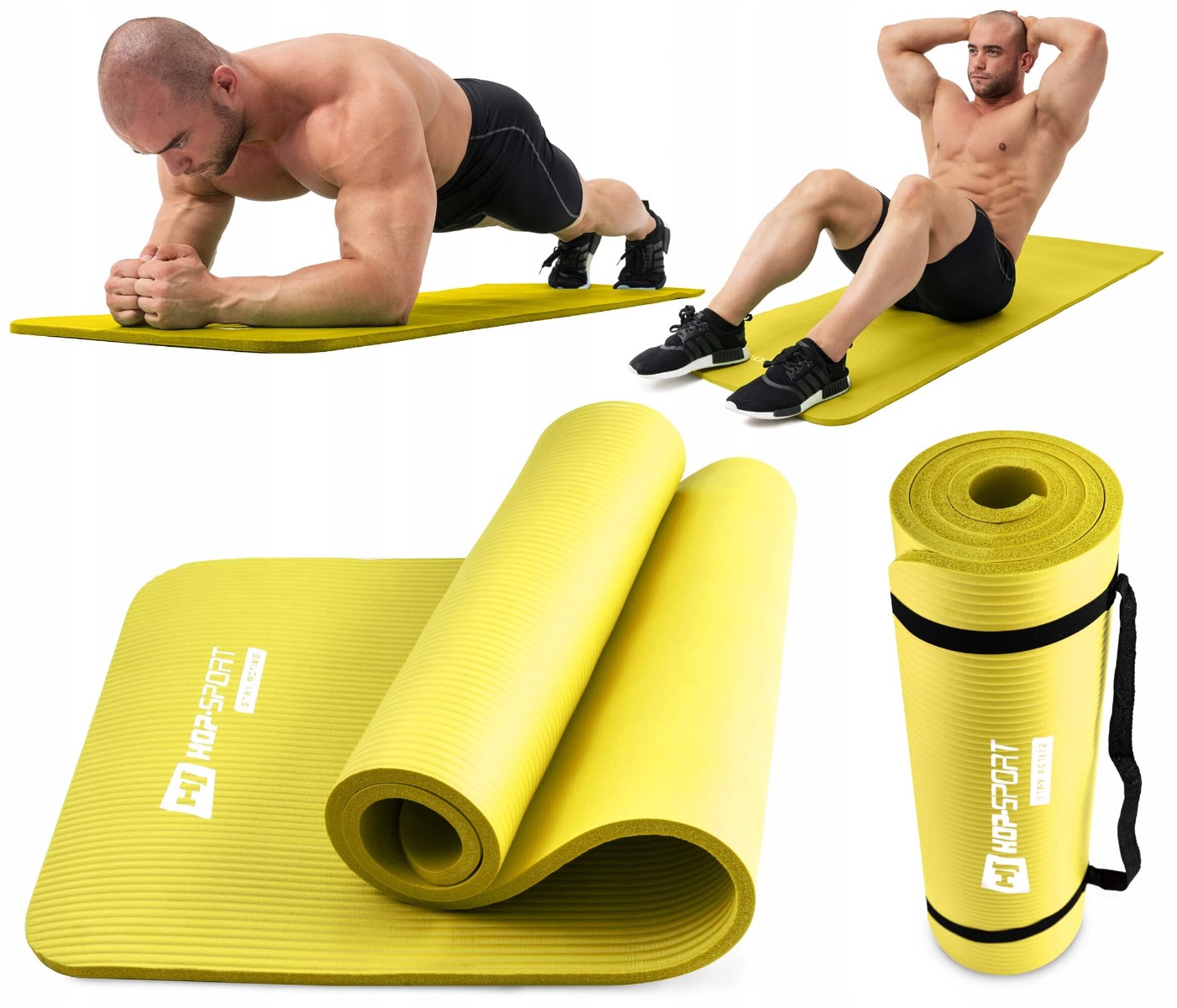 fitness podložka na cvičení hrubá 1,5cm 185cm megamix.shop