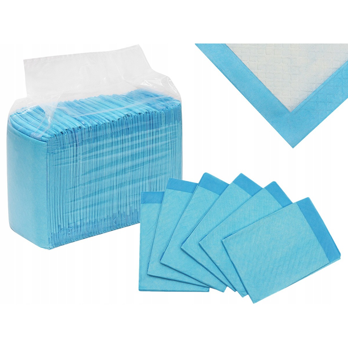 hygienické podložky absorpčné 50ks 60x45cm jednorazové megamix.shop