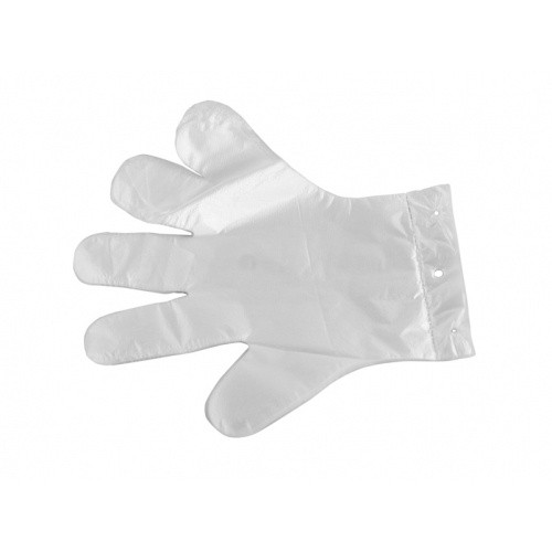 Jednorázové mikrotenové rukavice 100 ks průhledná fólie megamix.shop