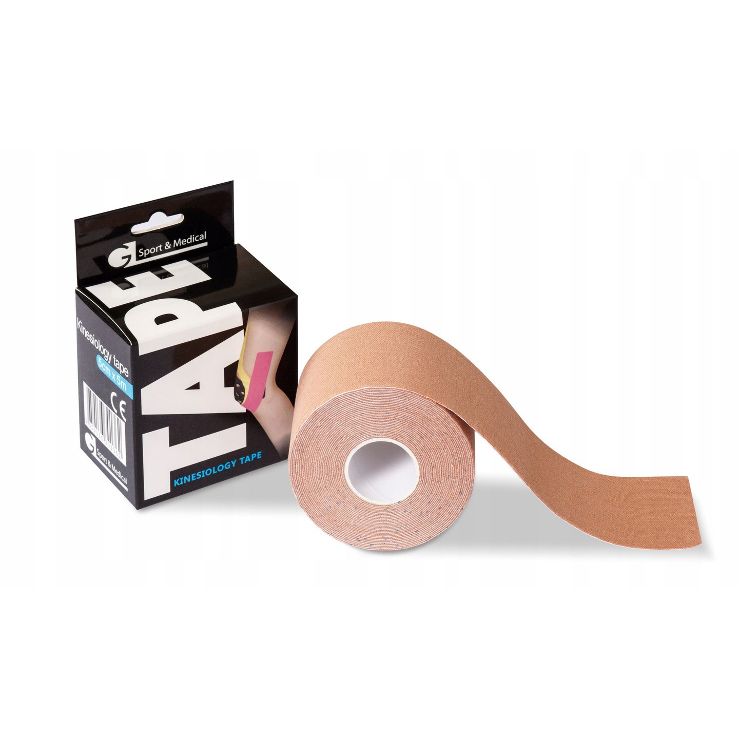 Kineziologický tejp 5 cm x 5 m KINESIOTAPING megamix.shop