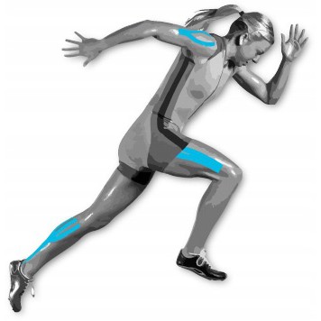 Kineziologický tejp 5 cm x 5 m KINESIOTAPING megamix.shop