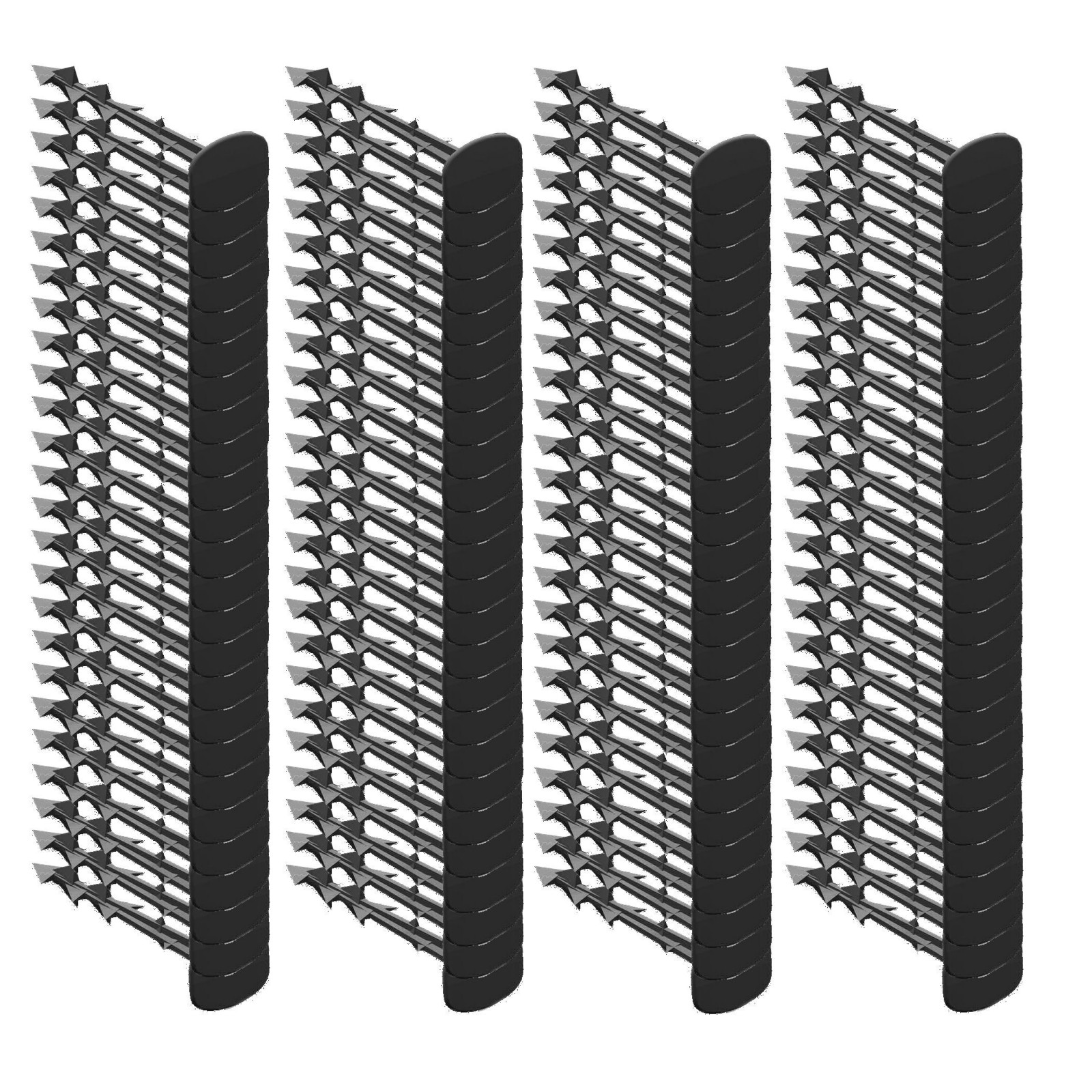 kolíky na agrotkaninu 100ks 12,5cm černé megamix.shop