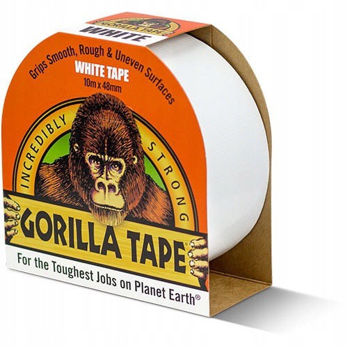 Lepící páska bílá voděodolná vícevrstvá 10m 48mm super silná Gorilla megamix.shop