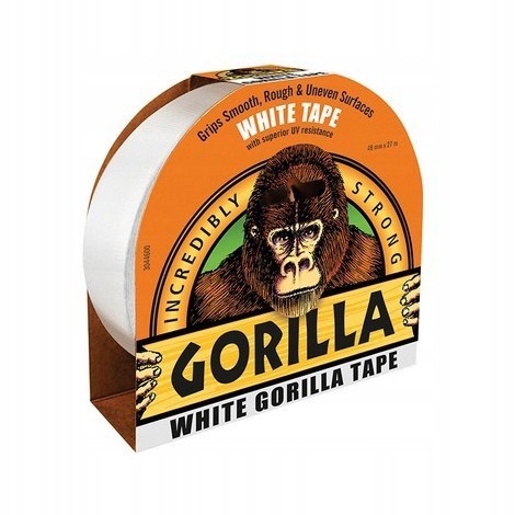 Lepící páska bílá voděodolná vícevrstvá 27m 48mm super silná Gorilla megamix.shop