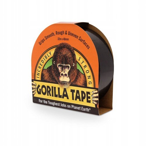 Lepící páska černá voděodolná vícevrstvá 32m 48mm super silná Gorilla megamix.shop