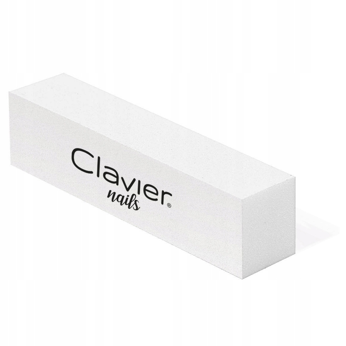 Leštící blok na nehty bílá kostka 10ks Clavier megamix.shop