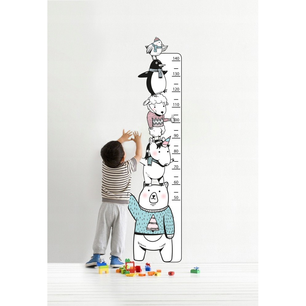 Nálepka na stenu na meranie výšky pre deti megamix.shop