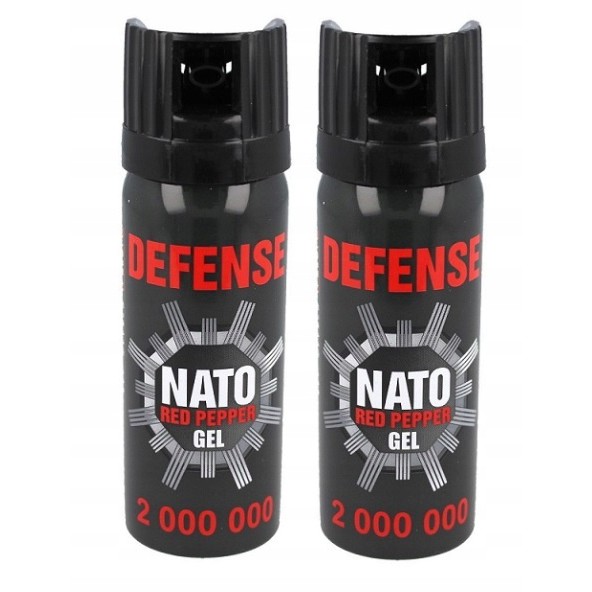 obranný slzný sprej 2ks 50ml NATO Red Pepper megamix.shop