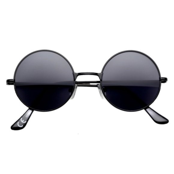 brýle lenonky sluneční černé megamix.shop