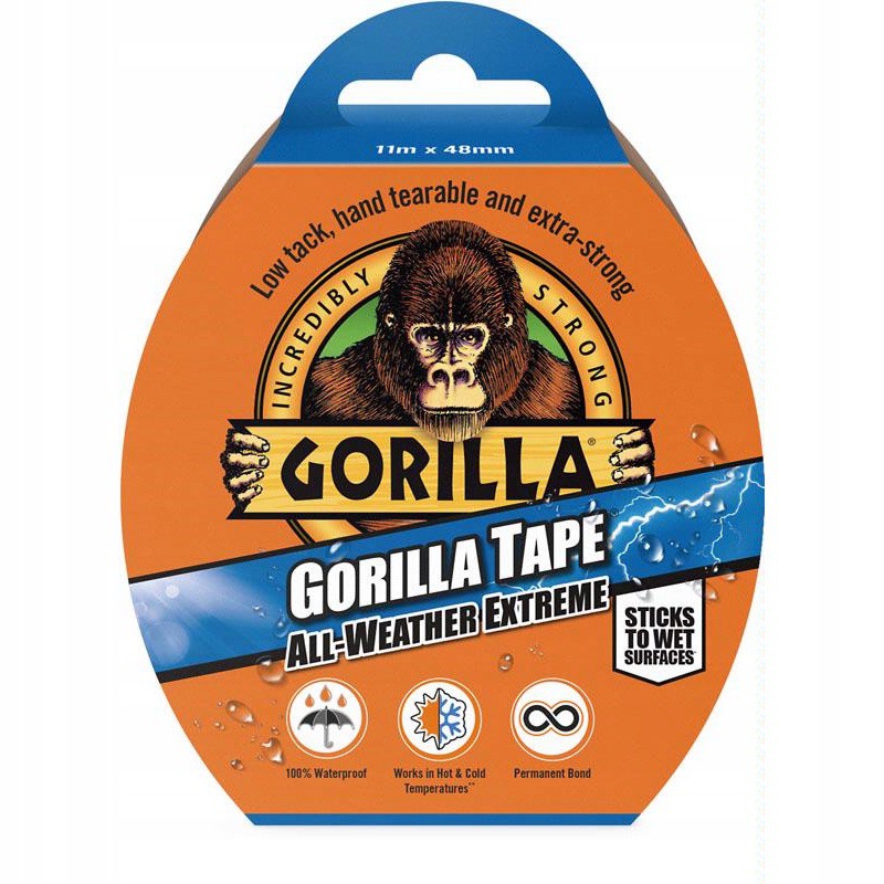 Opravná lepící páska voděodolná 11m 48mm Gorilla megamix.shop