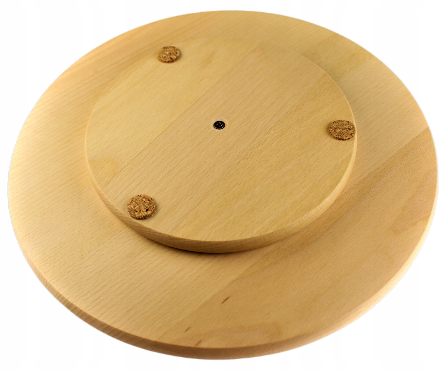 Otočný talíř dřevěný 35 cm buk megamix.shop