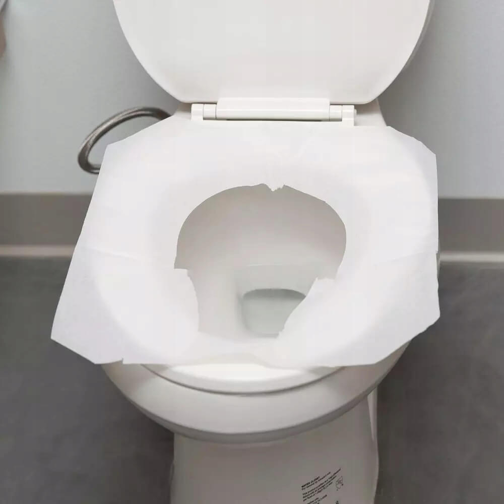 Papírová podložka na WC sedadla 10 ks megamix.shop