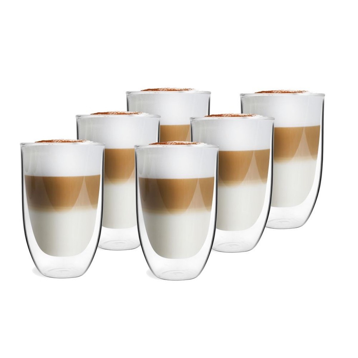 sklenice na kávu latte 350ml termo 6ks megamix.shop