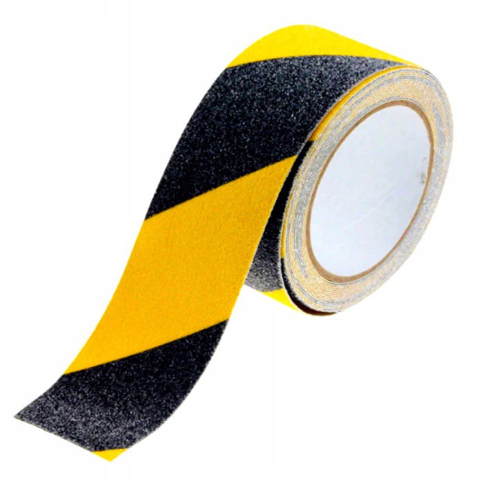 Protiskluzová žluto-černá páska 50mm 5m megamix.shop
