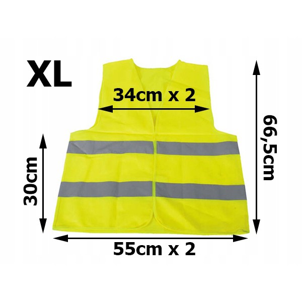 Reflexní vesta žlutá XL megamix.shop