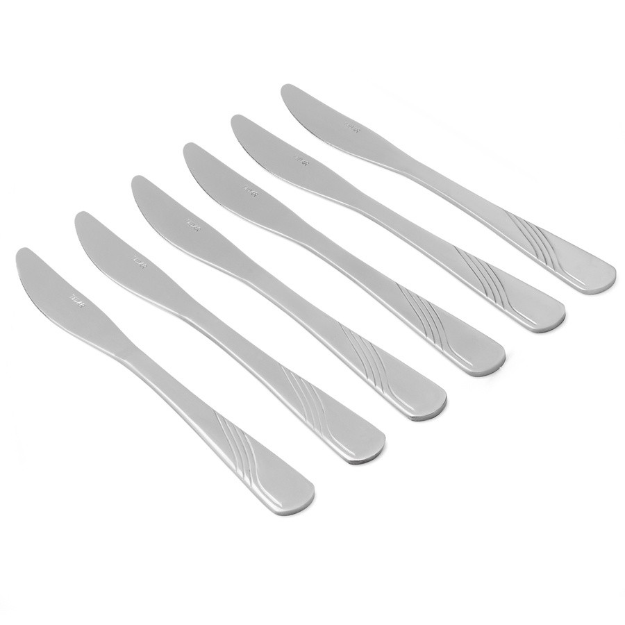 Sada příborových nožů Amazon 6 kusů stříbrná megamix.shop