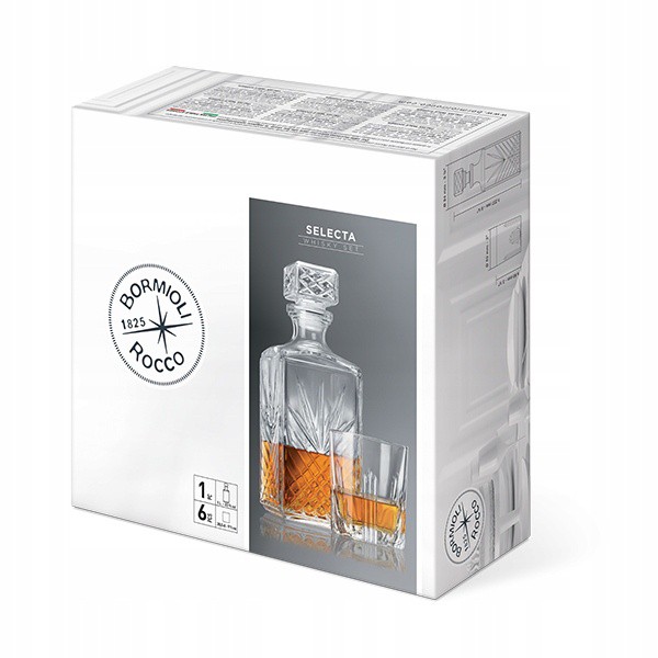 Sada whisky SELECTA karafa a 6ks skleničky megamix.shop