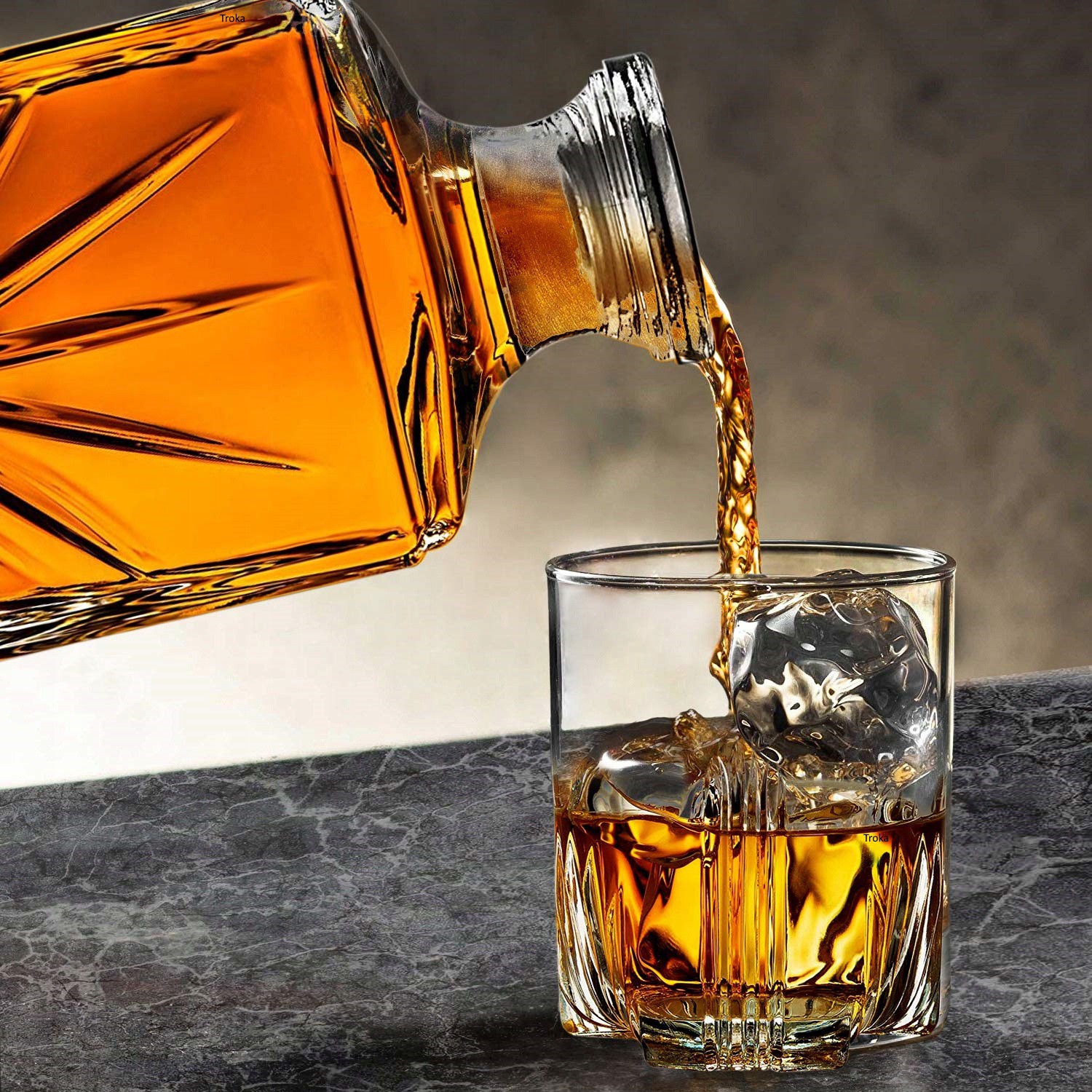 Sada whisky SELECTA karafa a 6ks skleničky megamix.shop