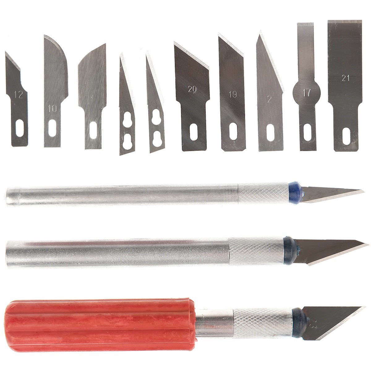 skalpel modelářské nože sada 13ks čepelí megamix.shop