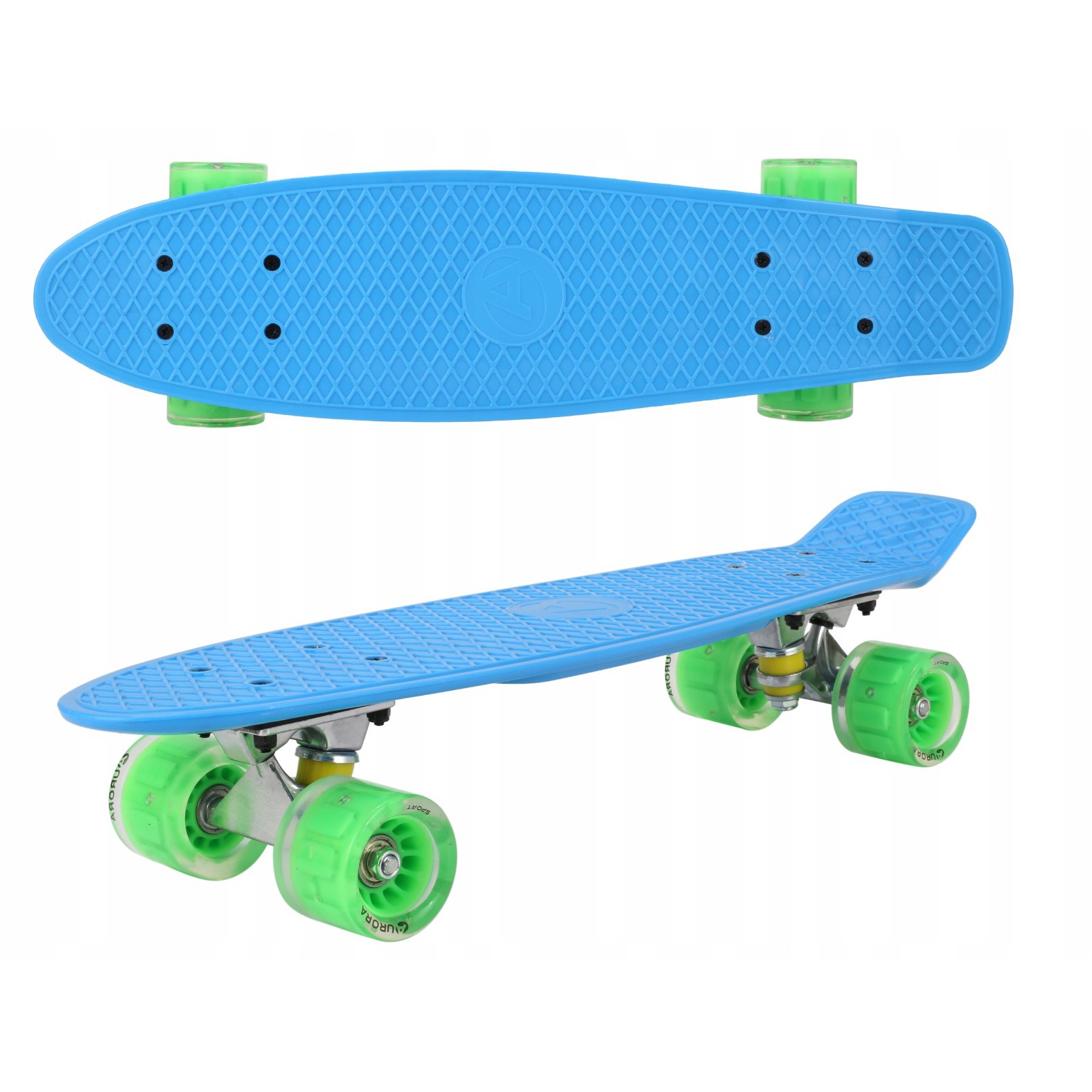 Skateboard 56cm LED svetlá podsvietené kolesá megamix.shop