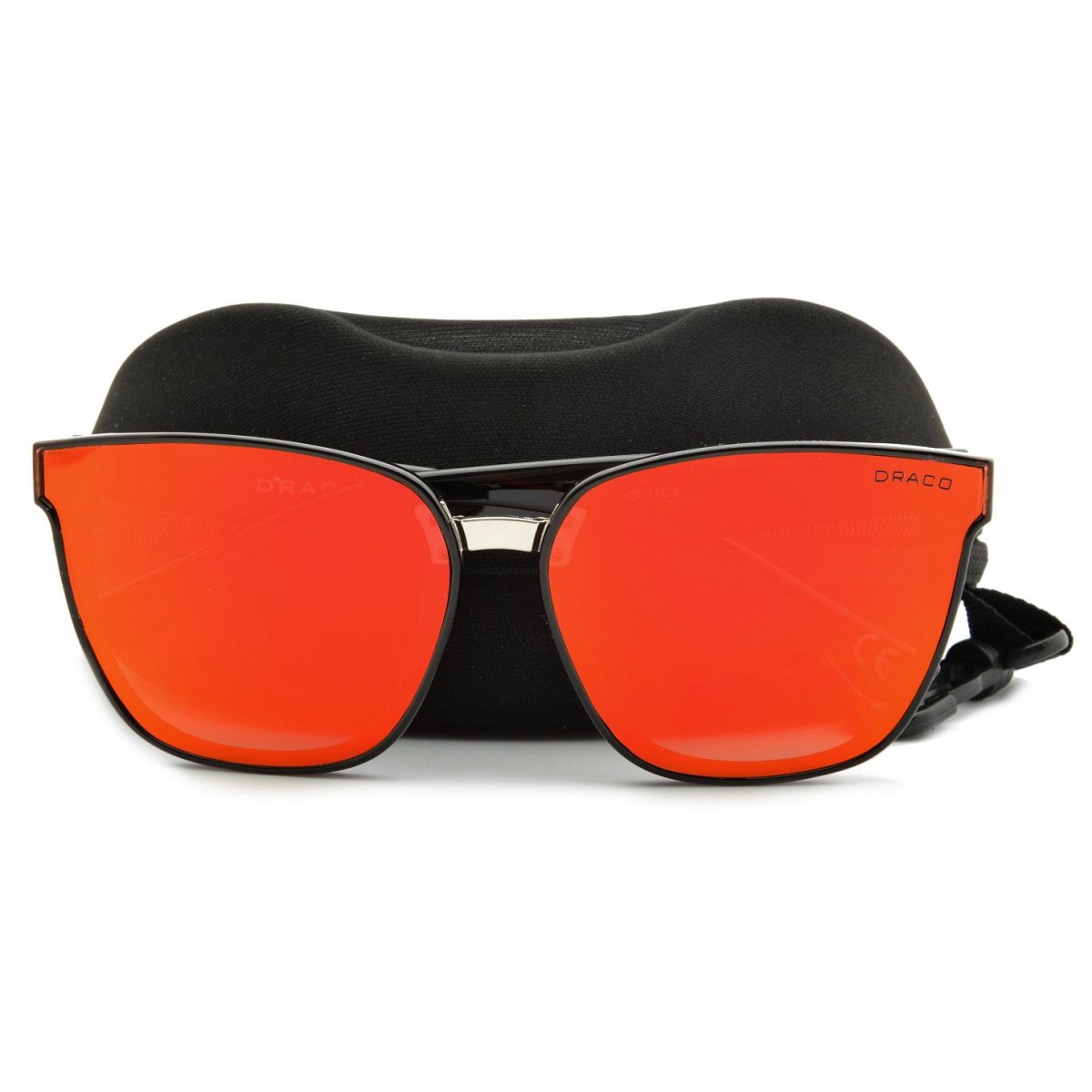 Sluneční polarizační brýle dámské červené GIANNA megamix.shop