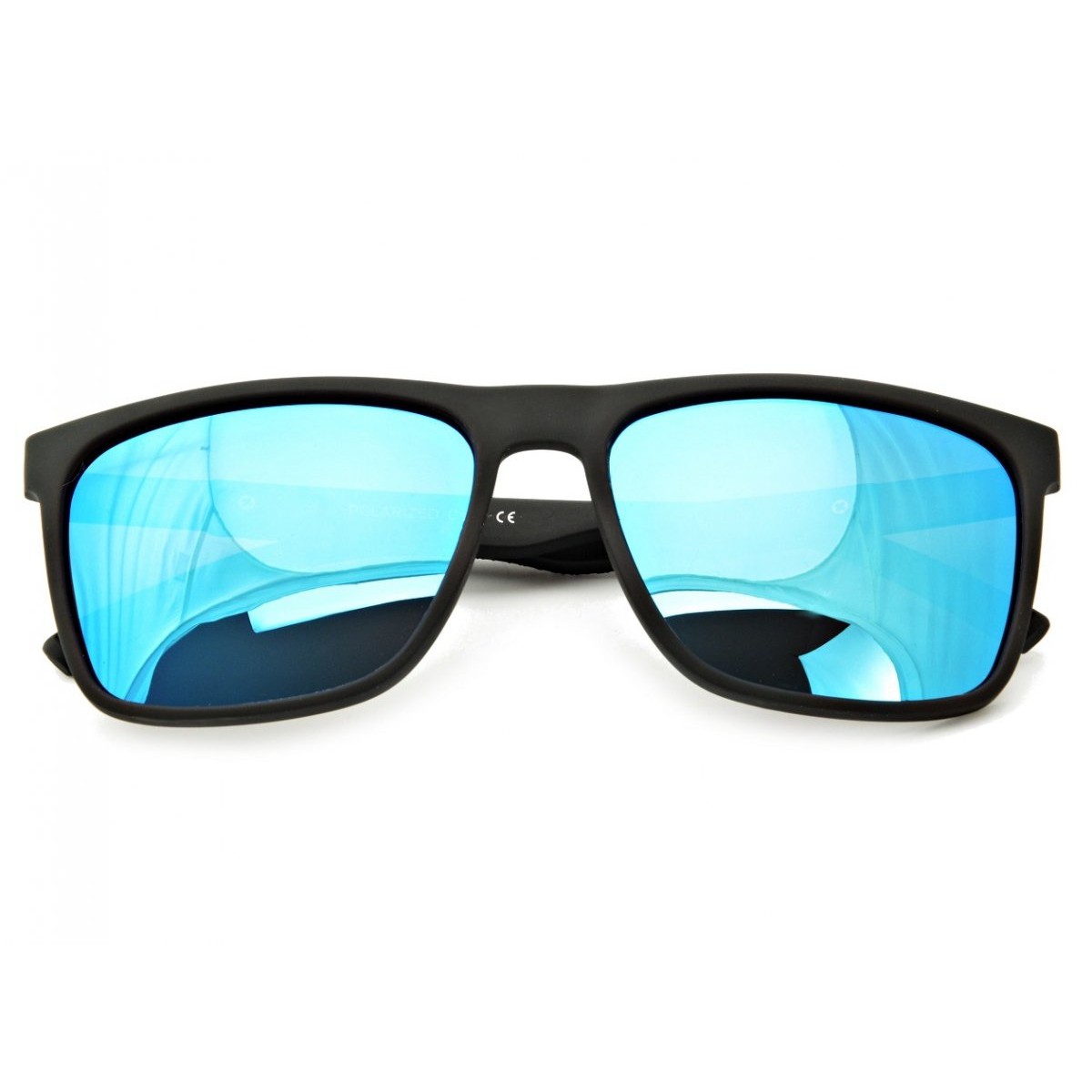 Sluneční polarizační brýle pánské modré zrcadlovky VINCENT megamix.shop