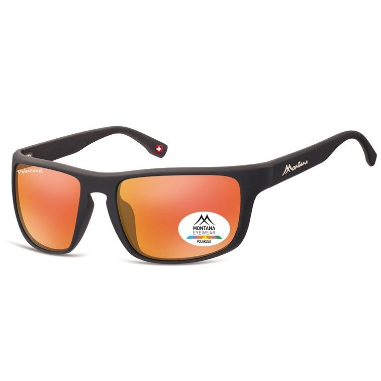 Sluneční polarizační brýle pro řidiče černé oranžové TONY megamix.shop