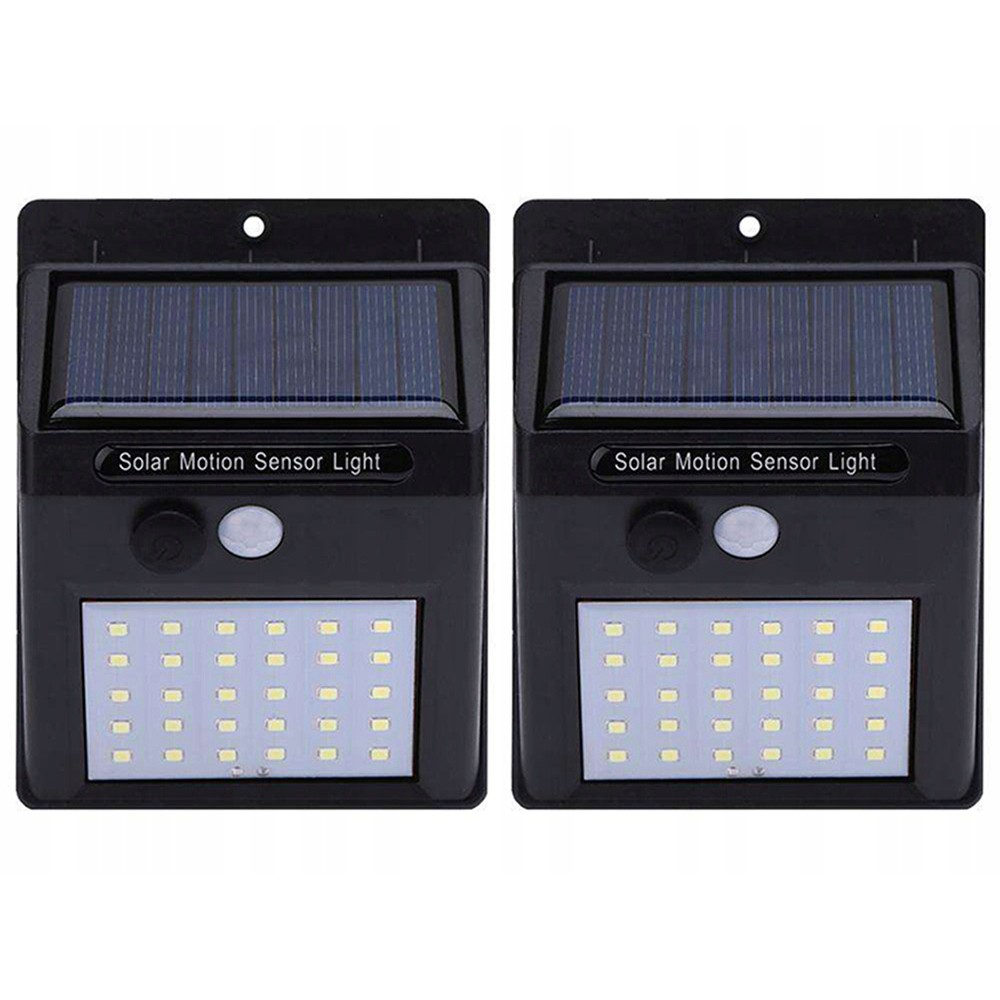 Solární lampa 30 SMD LED se snímačem pohybu 12x9x5 cm megamix.shop