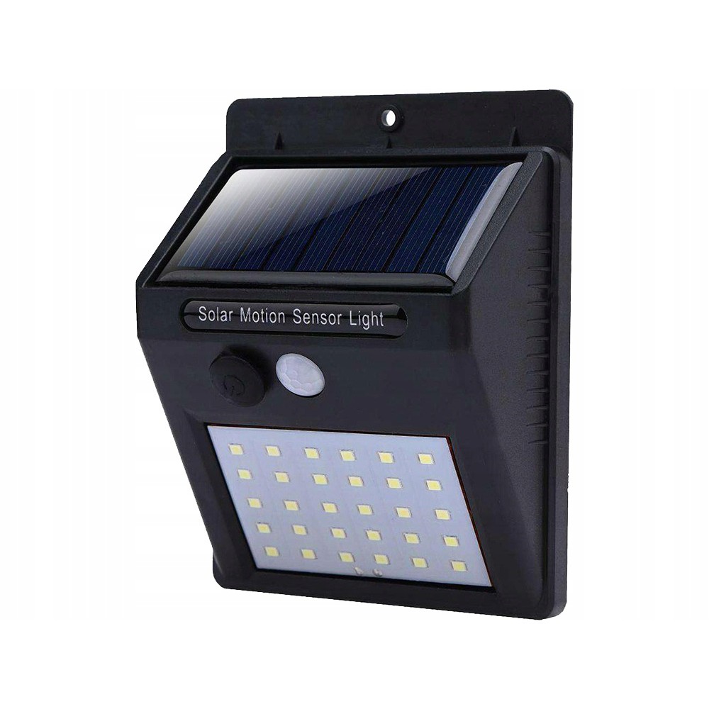 Solární lampa 30 SMD LED se snímačem pohybu 12x9x5 cm megamix.shop