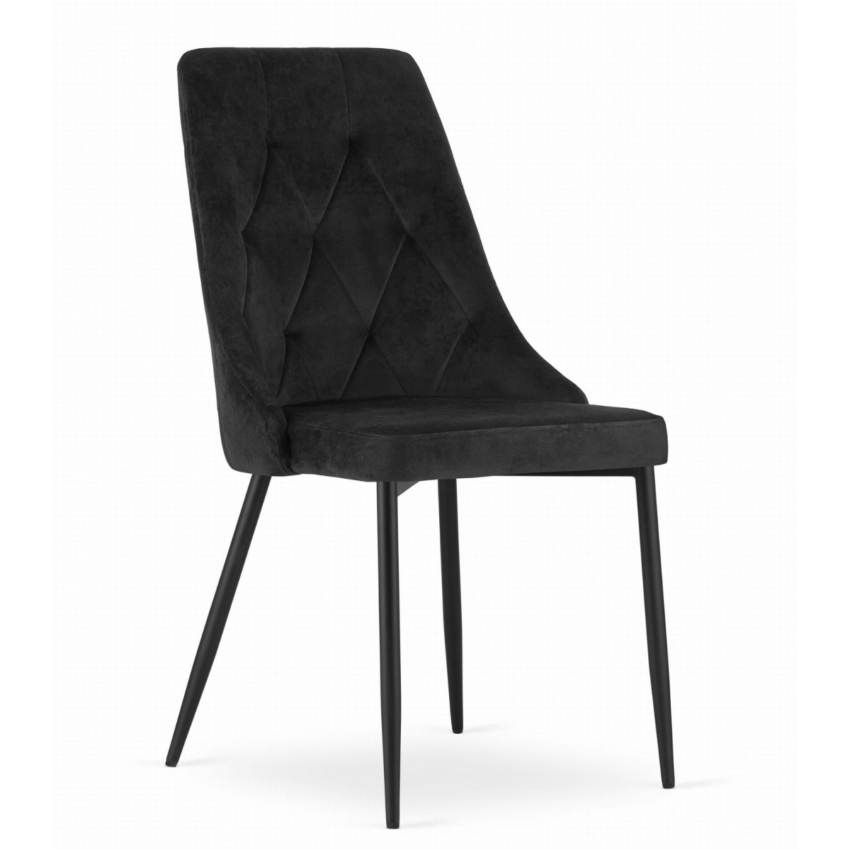stolička MOALA čierne zamat 4ks megamix.shop