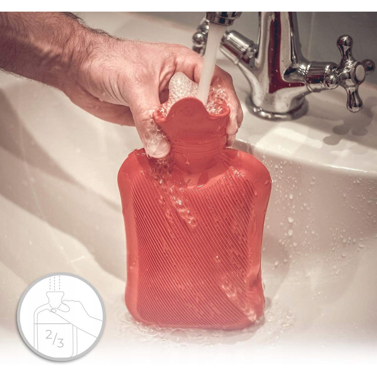 termofor fľaša na teplú vodu oranžová lama 1,8l Soxo 13252A.01 megamix.shop