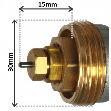 Termostatická hlavice na radiátor m30 x 1,5 megamix.shop