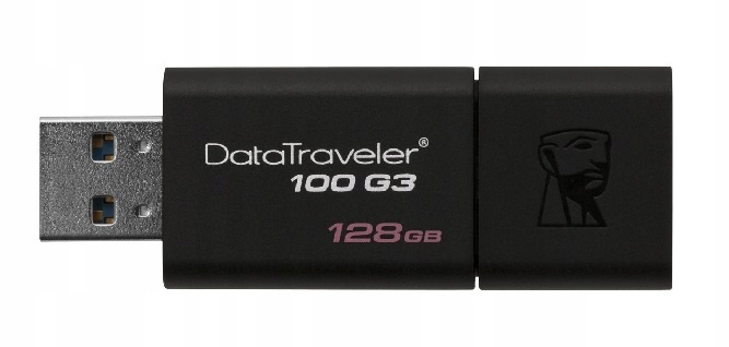 USB klíč KINGSTON PENDRIVE MEMORY DT100 G3 USB 3.0 128 GB megamix.shop