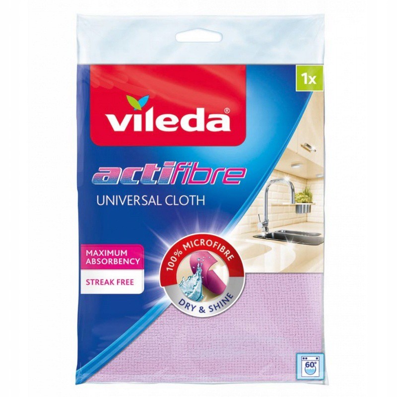 Velmi savá univerzální utěrka 29x29 cm VILEDA ACTIFIBRE WIPE megamix.shop